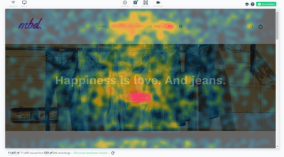 Lucky Orange Dynamic Heatmaps