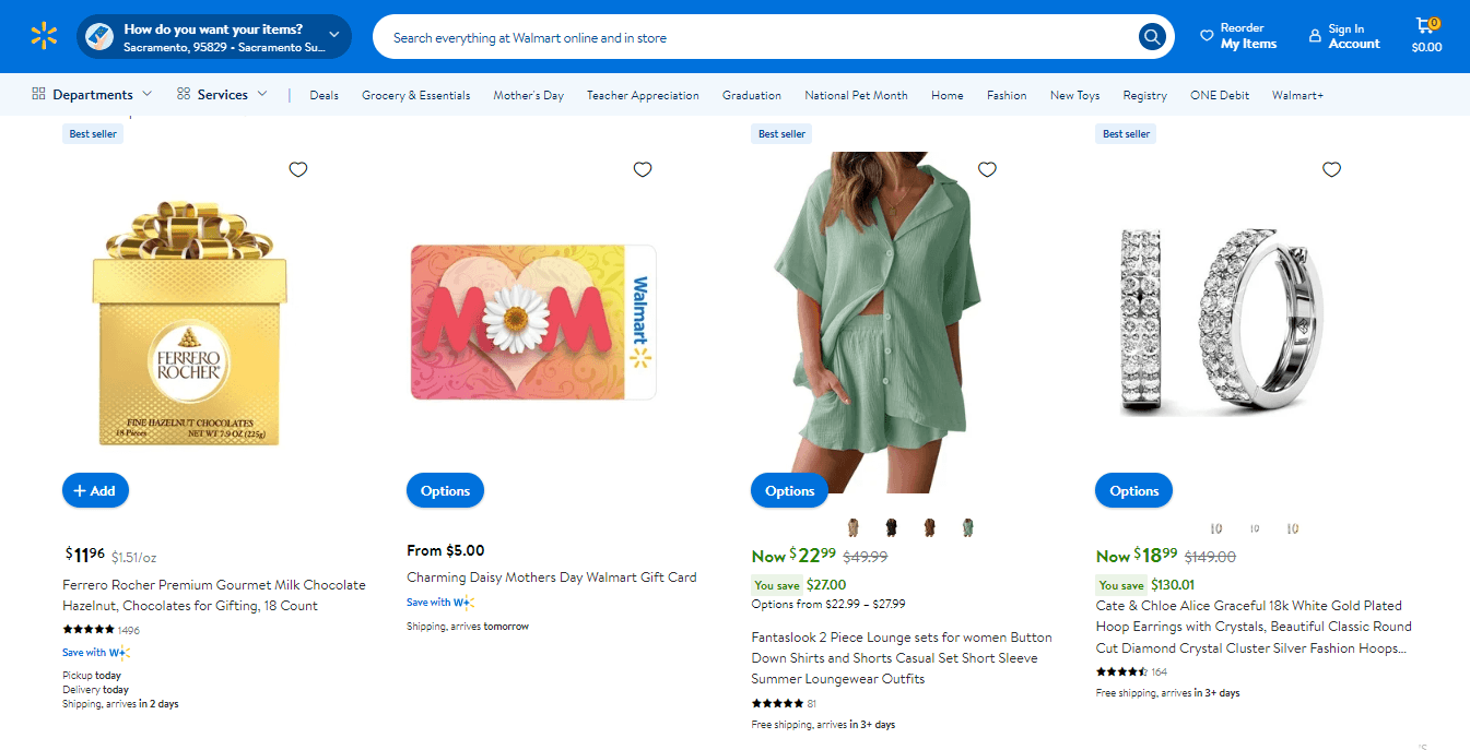 Walmart dynamic pricing example