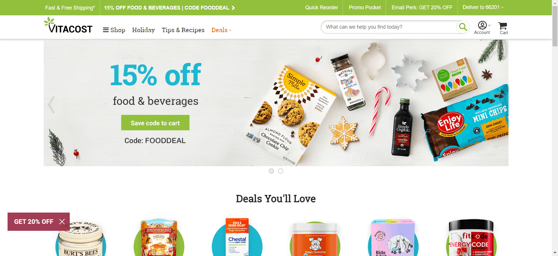 vitacost site search