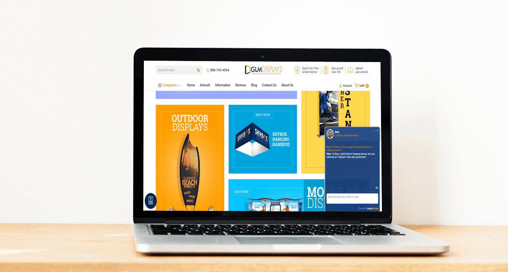 GLM Displays Website
